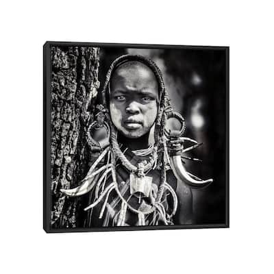 iCanvas "Enigma" by Piet Flour Framed Canvas Print