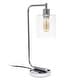 preview thumbnail 24 of 35, Lalia Home Modern Iron Desk Lamp with USB Port and Glass Shade - N/A
