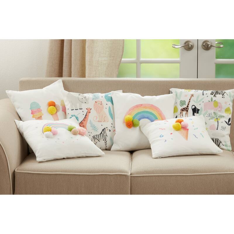 Safari Animal Design Throw Pillow