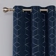 preview thumbnail 54 of 86, Deconovo Decorative Silver Diamond Curtains (2 Panel)