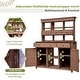 preview thumbnail 4 of 17, 65.7'' H Tall Garden Potting Bench Table with Hutch Patio Storage Workstation for Mudroom Doorway