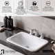 preview thumbnail 17 of 20, Karran Randburg KBF524 2-Handle Three Hole Widespread Bathroom Faucet with Matching Pop-up Drain