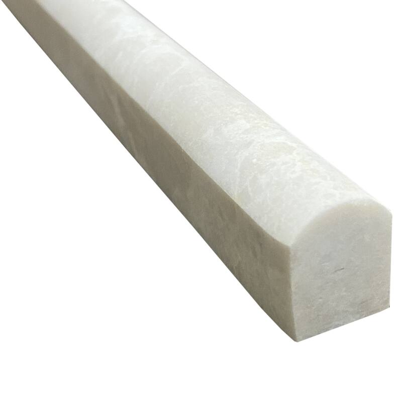 Creamy Marble 0.62" x 12" Pencil Liner