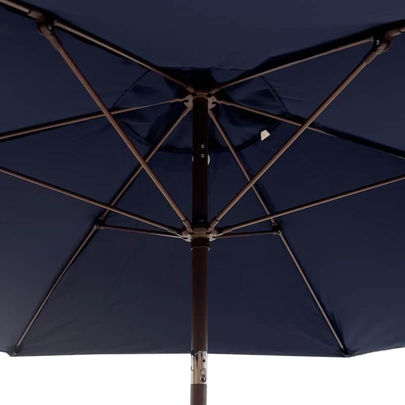 Tropishade 9 ft. Aluminum Bronze Patio Umbrella, Navy Blue cover
