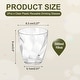 preview thumbnail 11 of 21, Clear Reusable Drinking Glasses Diagonal Texture Plastic Cup Clear - 10oz