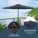 preview thumbnail 9 of 10, Holme 9-foot Steel Market Patio Umbrella with Tilt-and-Crank