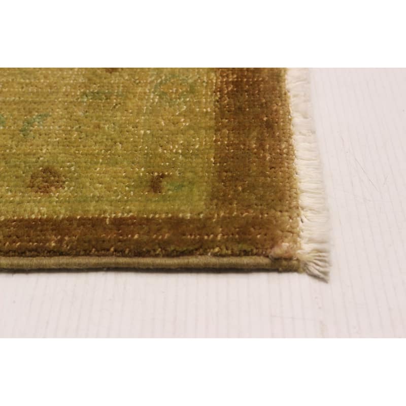ECARPETGALLERY Hand-knotted Vibrance Brown Wool Rug - 8'1 x 11'3