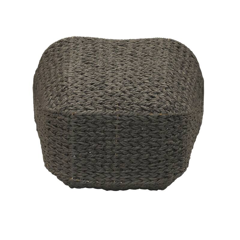 Household Essentials Woven Paper Rope Storage Basket with Handles