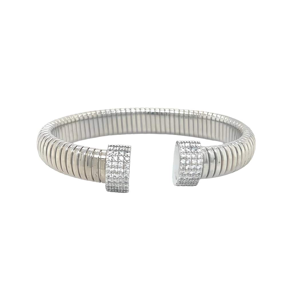 Juvell Gold Plated Cubic Zirconia Goose Cuff Bracelet