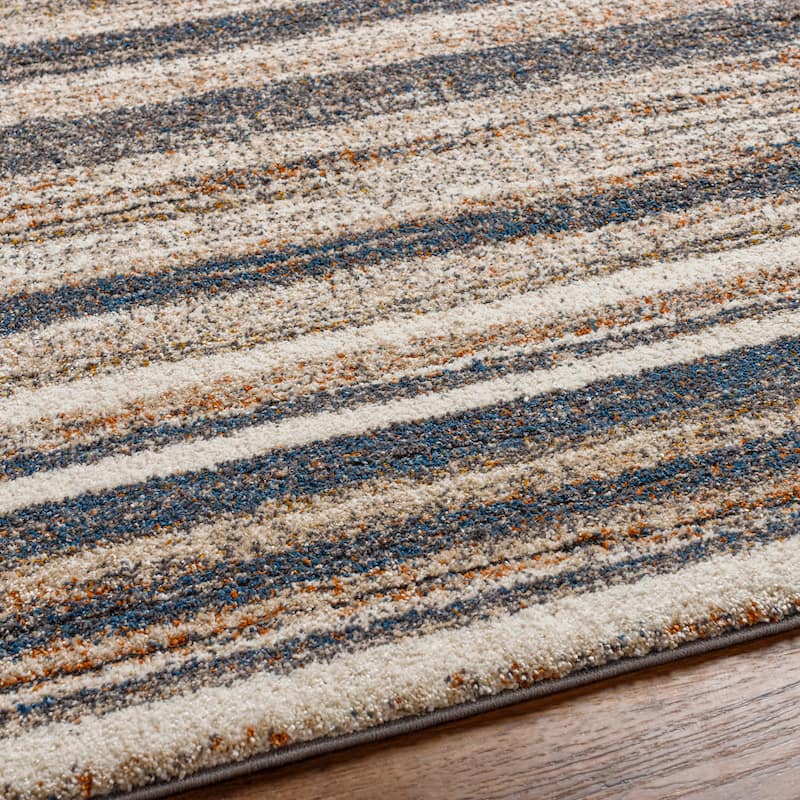 Artistic Weavers Kelebek Modern Striped Plush Area Rug