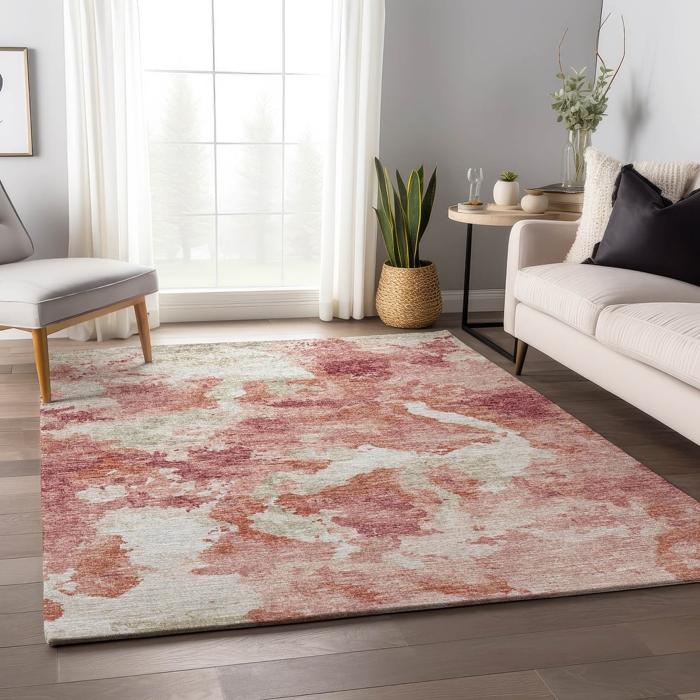 Premium Washable Super Soft Contemporary Abstract Mayfield Rug