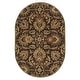 preview thumbnail 65 of 75, Handmade Tami Transitional Wool Area Rug Dark Brown - 6' x 9' Oval - Runner/Oval