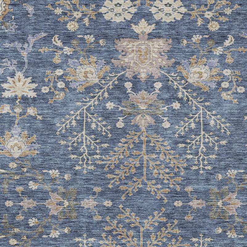 HomeRoots Floral Transitional Rectangle Outdoor Rug