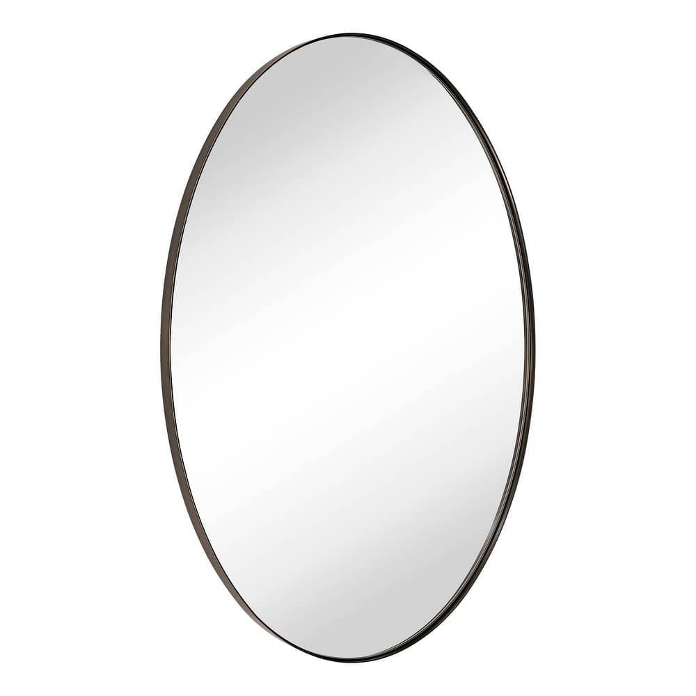 TEHOME Javell Oval Metal Wall Mirror