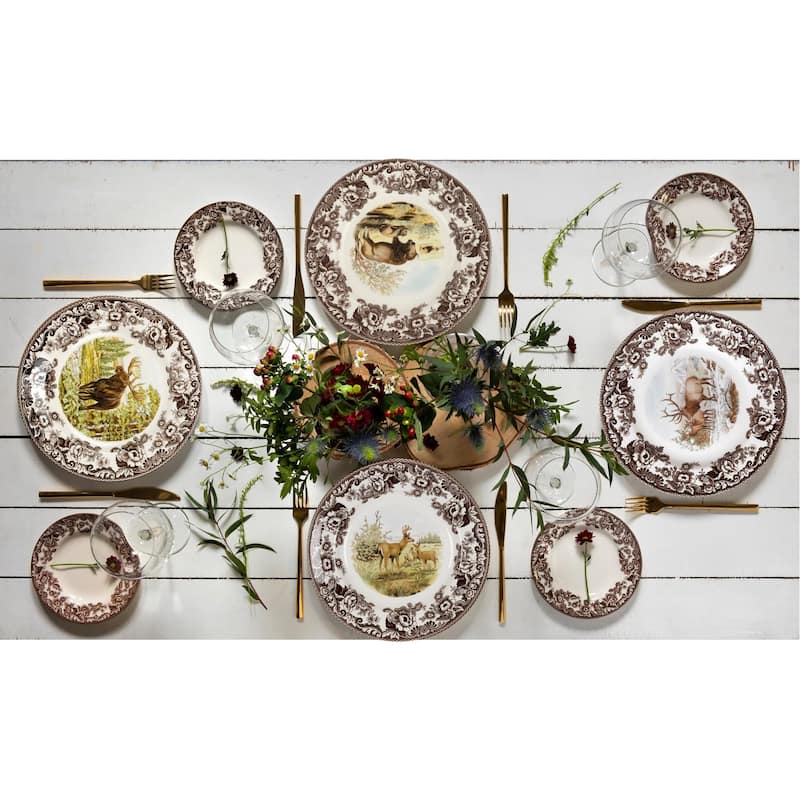 Spode Woodland Salad Plate - Assorted Animals