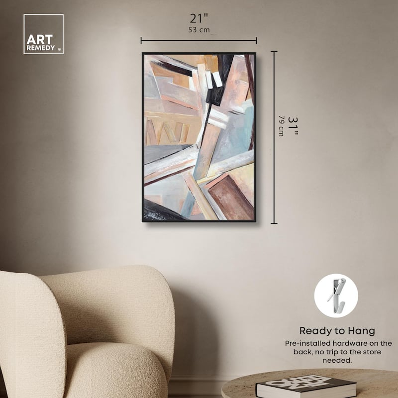 Balancing Lines II Canvas by Art Remedy