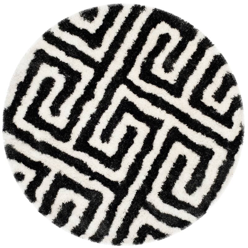 SAFAVIEH Handmade Barcelona Shag Mouna Polyester Rug