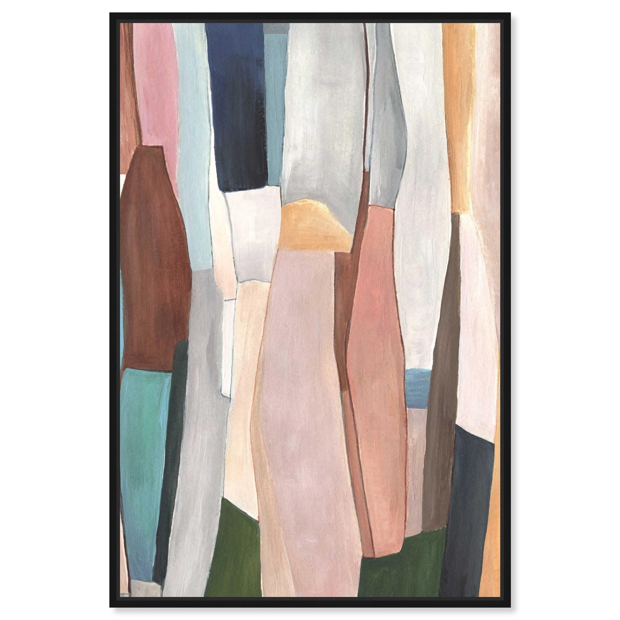 Glorious Lines II Living Room Decor Canvas Print by Art Remedy