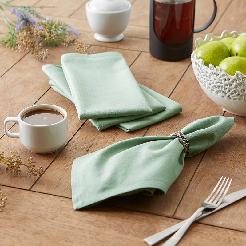 DII Solid Cotton Napkin Set/6