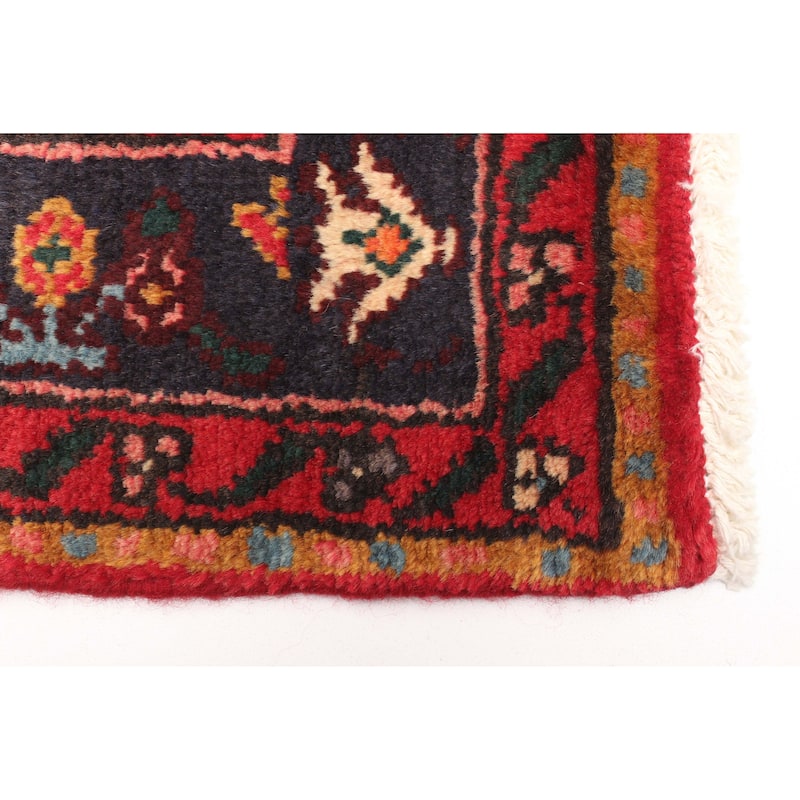 ECARPETGALLERY Hand-knotted Andelz Red Wool Rug - 2'9 x 9'10