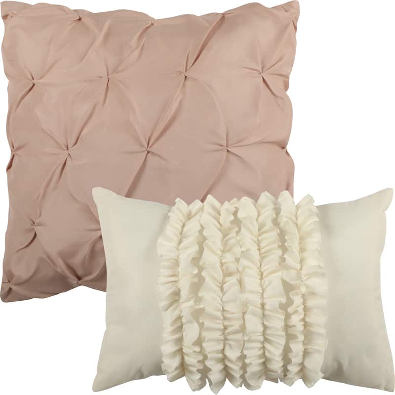 Nanshing Staci 5 Piece Jacquard Floral Comforter Set