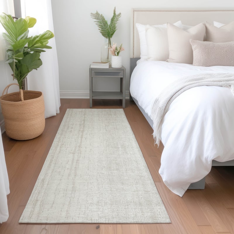 Machine Washable Indoor/ Outdoor Chantille Ombre Stripes Rug