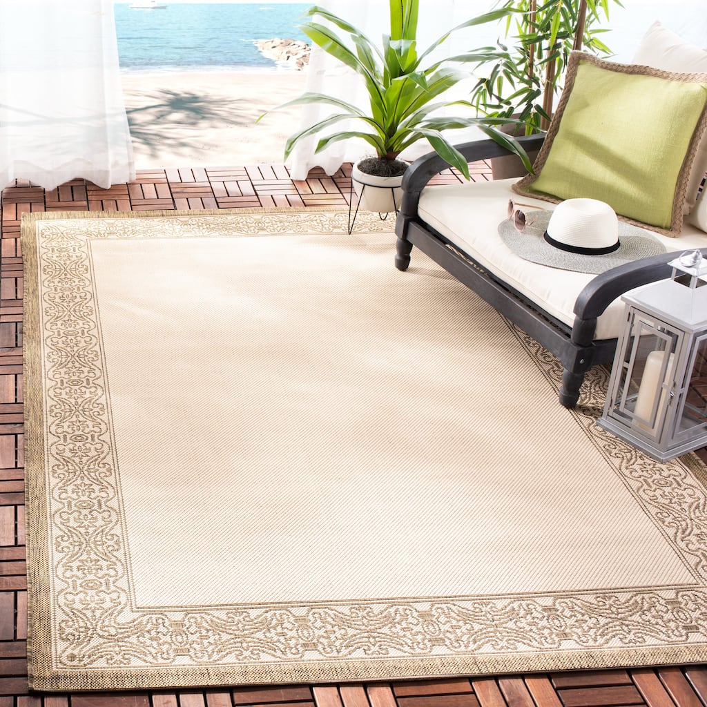 SAFAVIEH Courtyard Chang Indoor /Outdoor Waterproof Patio Backyard Rug