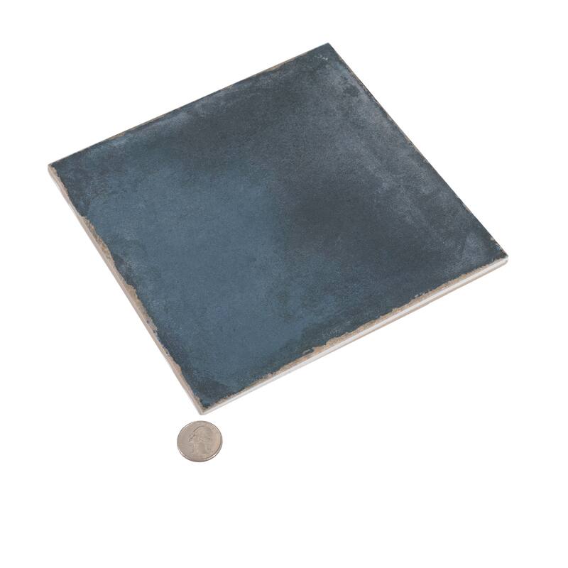 Faenza 8x8 Midnight Navy Porcelain Square Wall and Floor Tile (6.46 sq ft/case) - 15 Pack