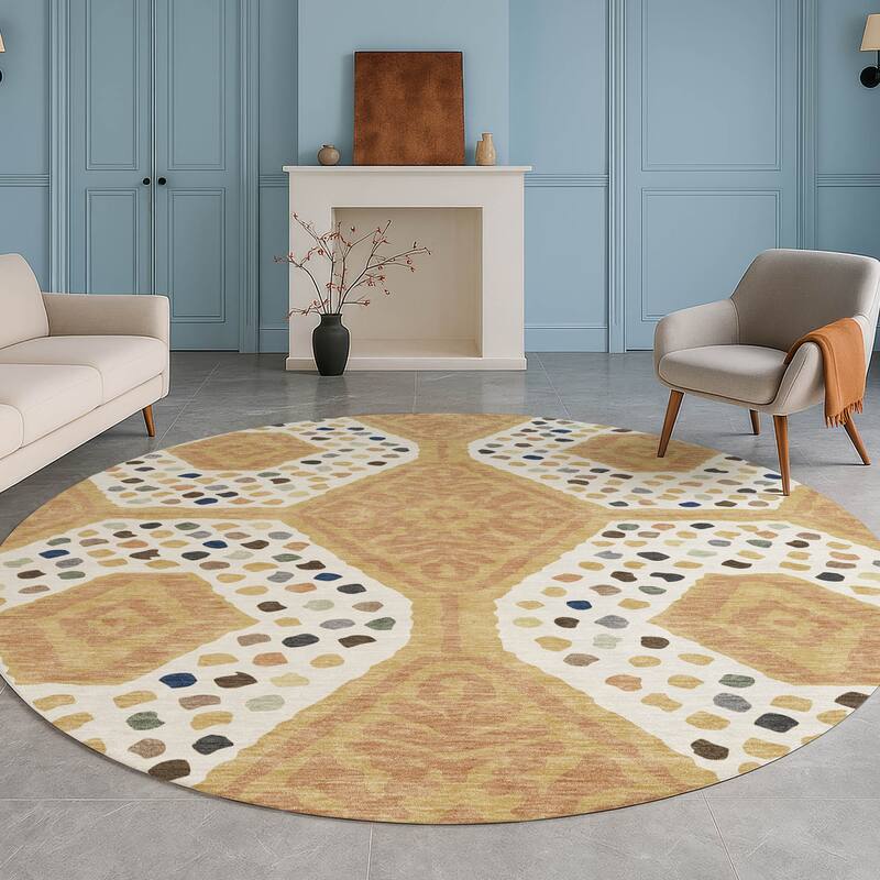 Machine Washable Indoor/ Outdoor Global Nipsey Chantille Rug