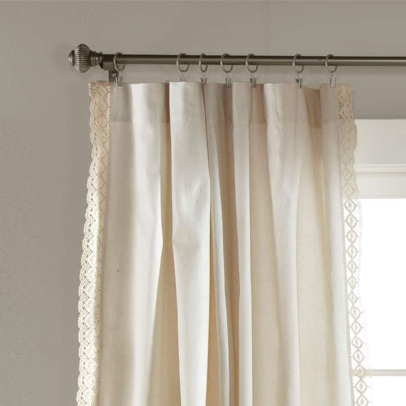 The Gray Barn Kind Koala Vintage Farmhouse Light Filtering Curtain Panel Pair