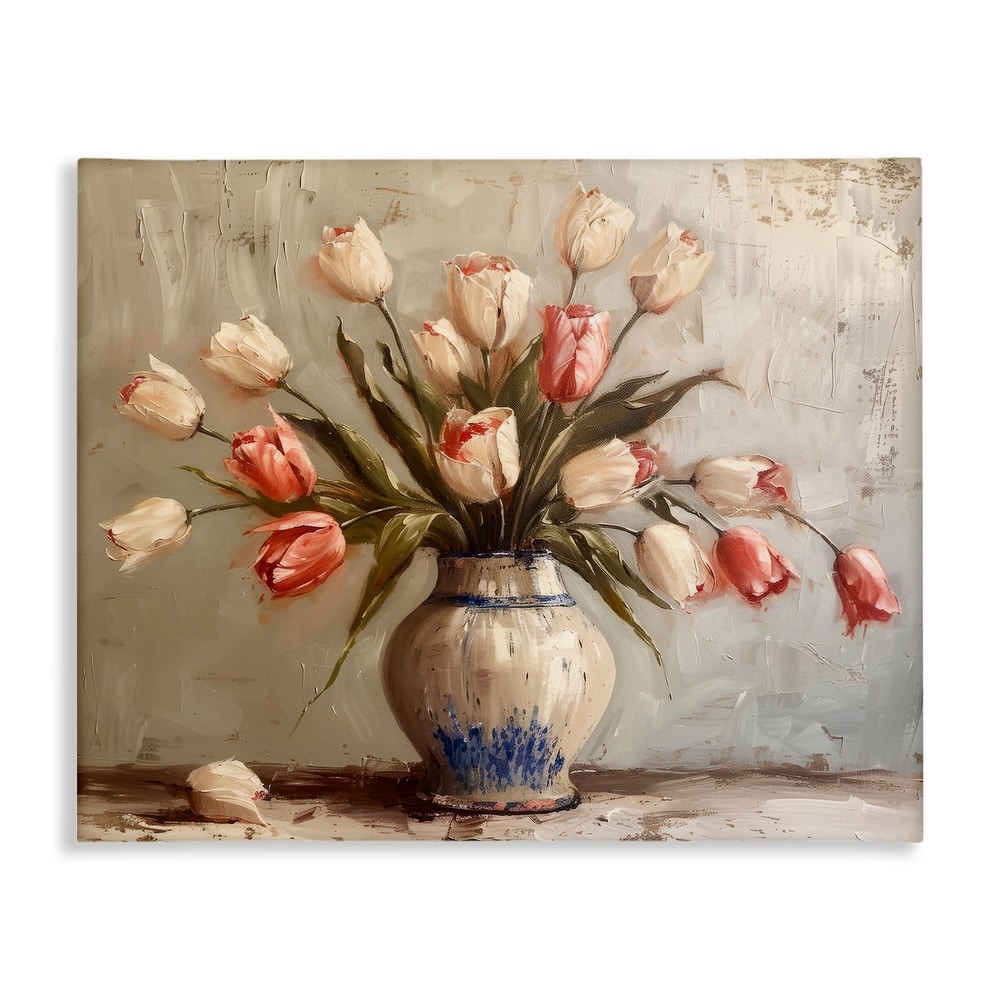 Stupell Quiet Spring Tulips Canvas Wall Art Design By Arlington Prints