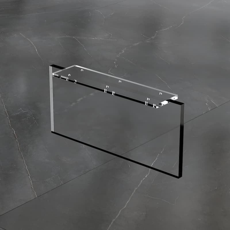 Dowell Series 7009 Vanity Acrylic Leg, 7" (pkg of 2)