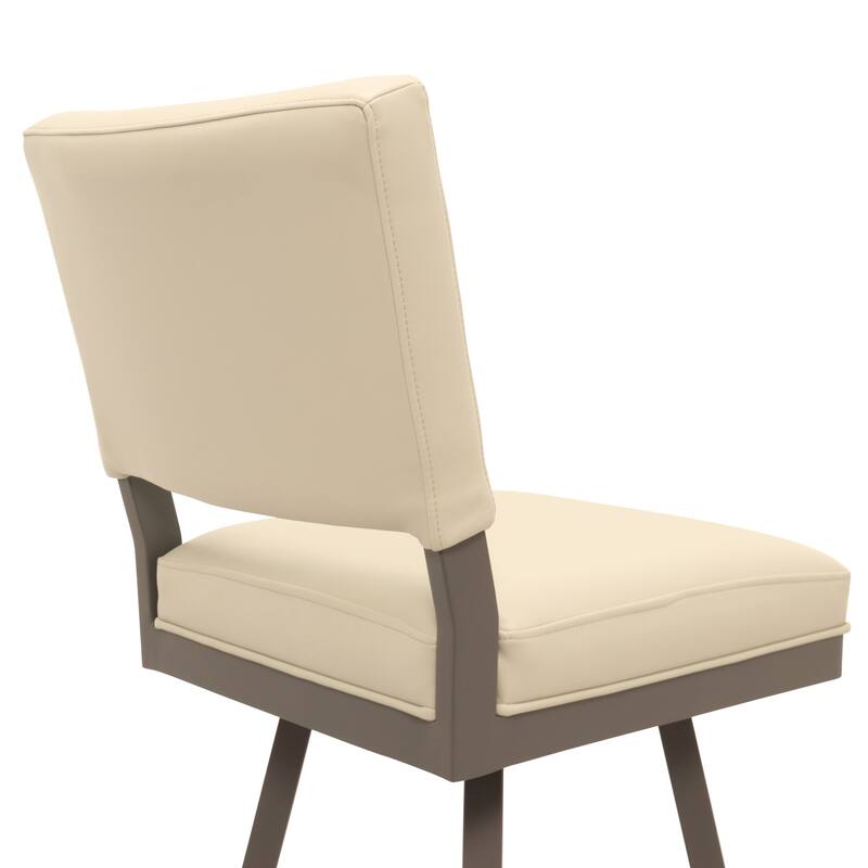 Tempo Furniture Emerson Swivel 26" Counterstool w/ Fully Welded Metal Frame (Commercial Grade) by Furnish Theory (Var. Colors)