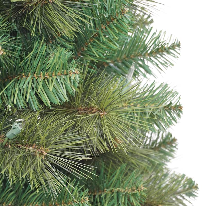 Puleo International 6.5 ft. Pre-lit Wall Half Tree