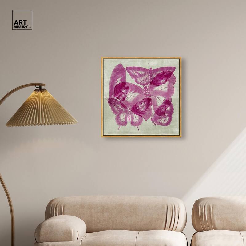 Fluttering Wings Canvas by Art Remedy