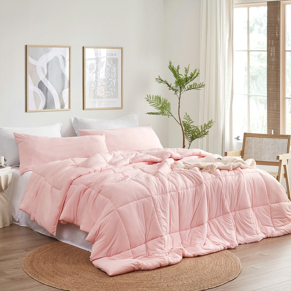 No Sweat Off My - Coma Inducer® Oversized Comforter Set - Rosewater