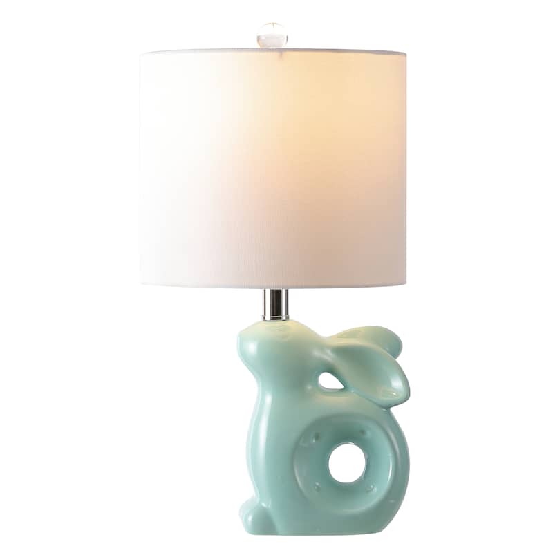 SAFAVIEH Kids Lighting 19" Ruby Rabbit Lamp - 10"W x 10"D x 19"H
