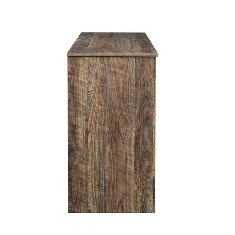 Modern Wood Buffet Sideboard with 2 doors&1 Storage and 2drawers