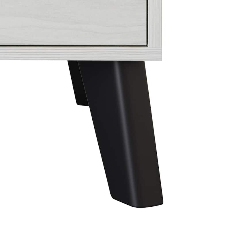 CraftPorch Classic Style 2-Drawers Wooden Nightstand