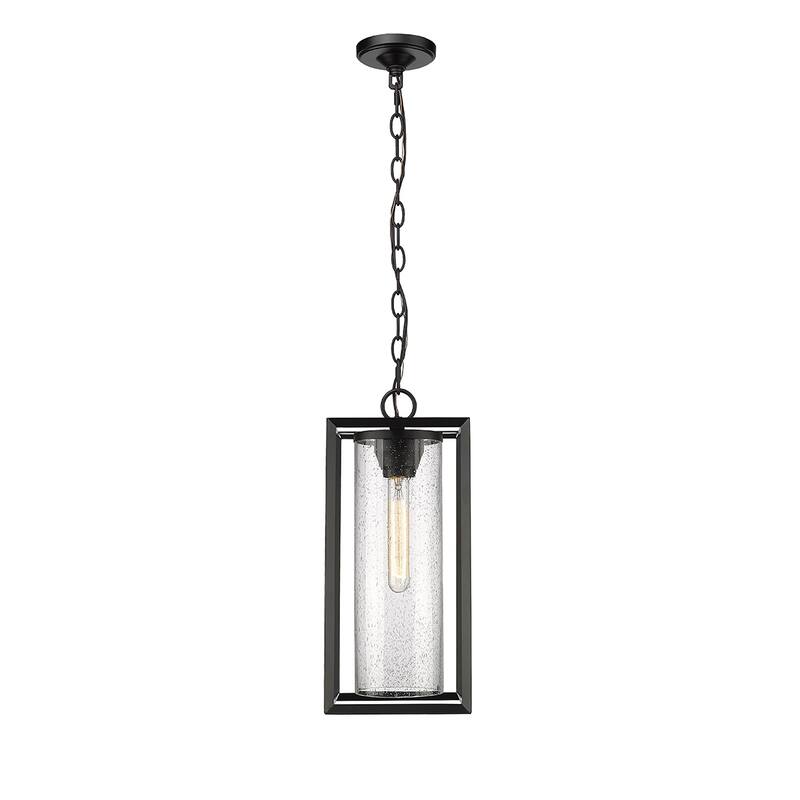 Millennium Lighting Wheatland 1 Light Outdoor Hanging Lantern - 17 Inch - Powder Coat Black