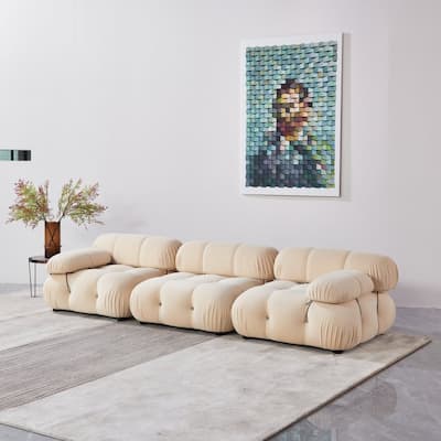 Belani 114'' Velvet Sofa