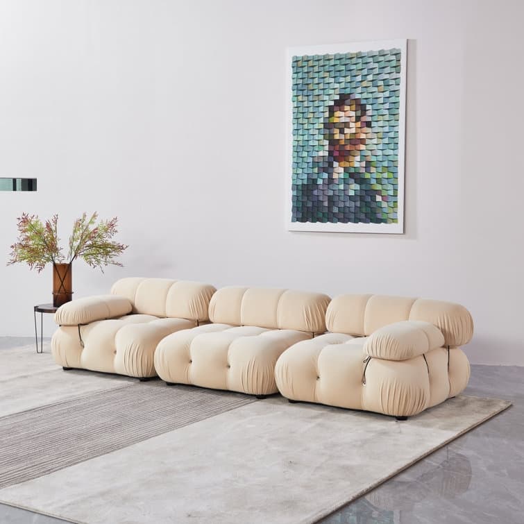 Belani 114'' Velvet Sofa
