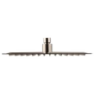 Stainless Steel Brushed Nickel 16 Inch Adjustable Rain Shower Head ...