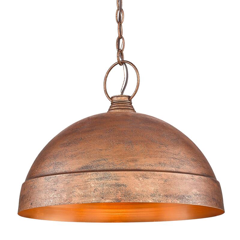 Lincoln 1 Light Pendant - Vintage Copper