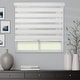 preview thumbnail 1 of 7, Chicology Cordless Zebra Shades 29"W X 72"H - Basic Natural