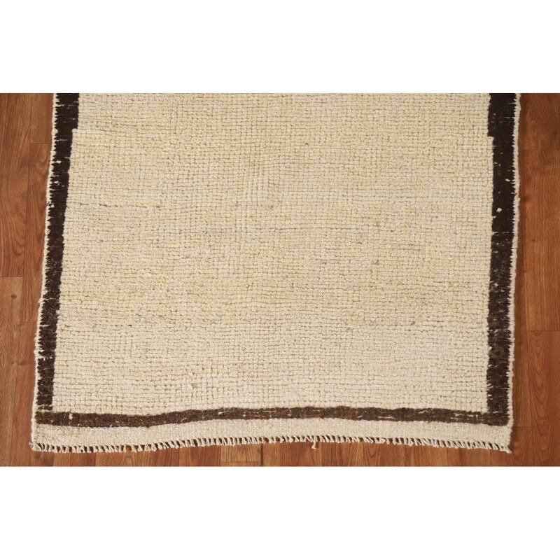 Anatolian Runner Rug Handmade Turkish Tribal Wool Carpet - 3'4"x 10'3"