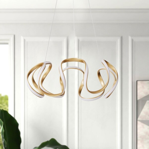 Linear led chandelier top