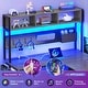 preview thumbnail 30 of 68, L Shaped Gaming Desk Computer Desk Corner Desk Pegboard Power Outlet