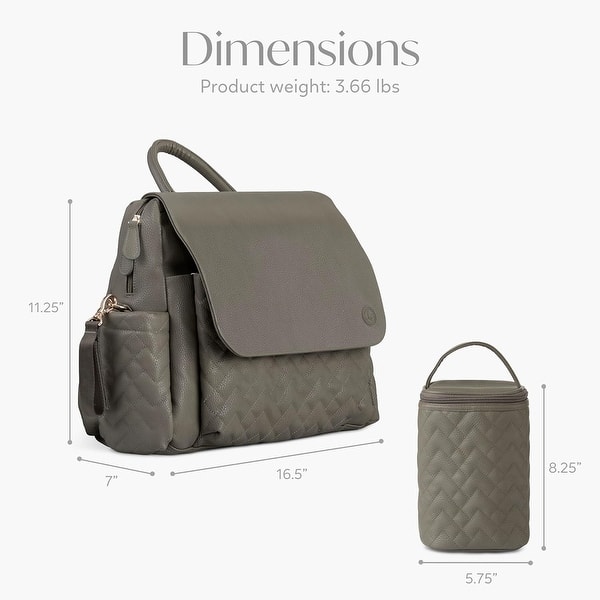 dimension image slide 0 of 3, Hannah & Sophia Traveler 4pc Diaper Bag Set