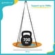 preview thumbnail 4 of 3, SkyBound 39" Saucer Tree Swing for Kids, Outdoor Flying Swing for Adult Support Up to 700lbs